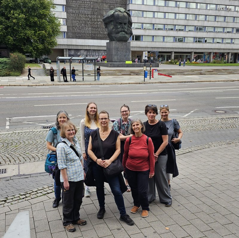 Die Regionalgruppe Leipzig beim Sommerausflug 2025 in Chemnitz (c) S. Jakuscheit